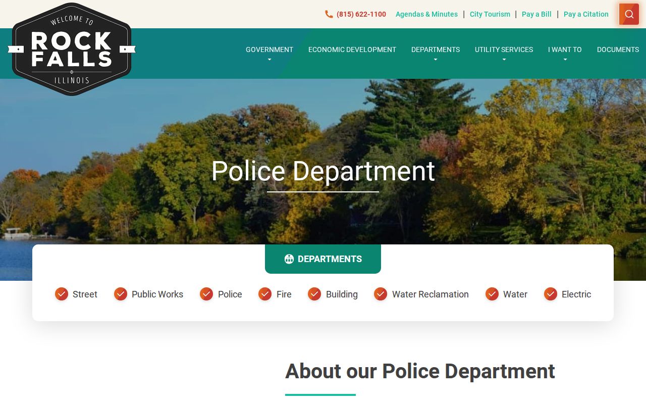 Rock Falls criminal history Police Department records source