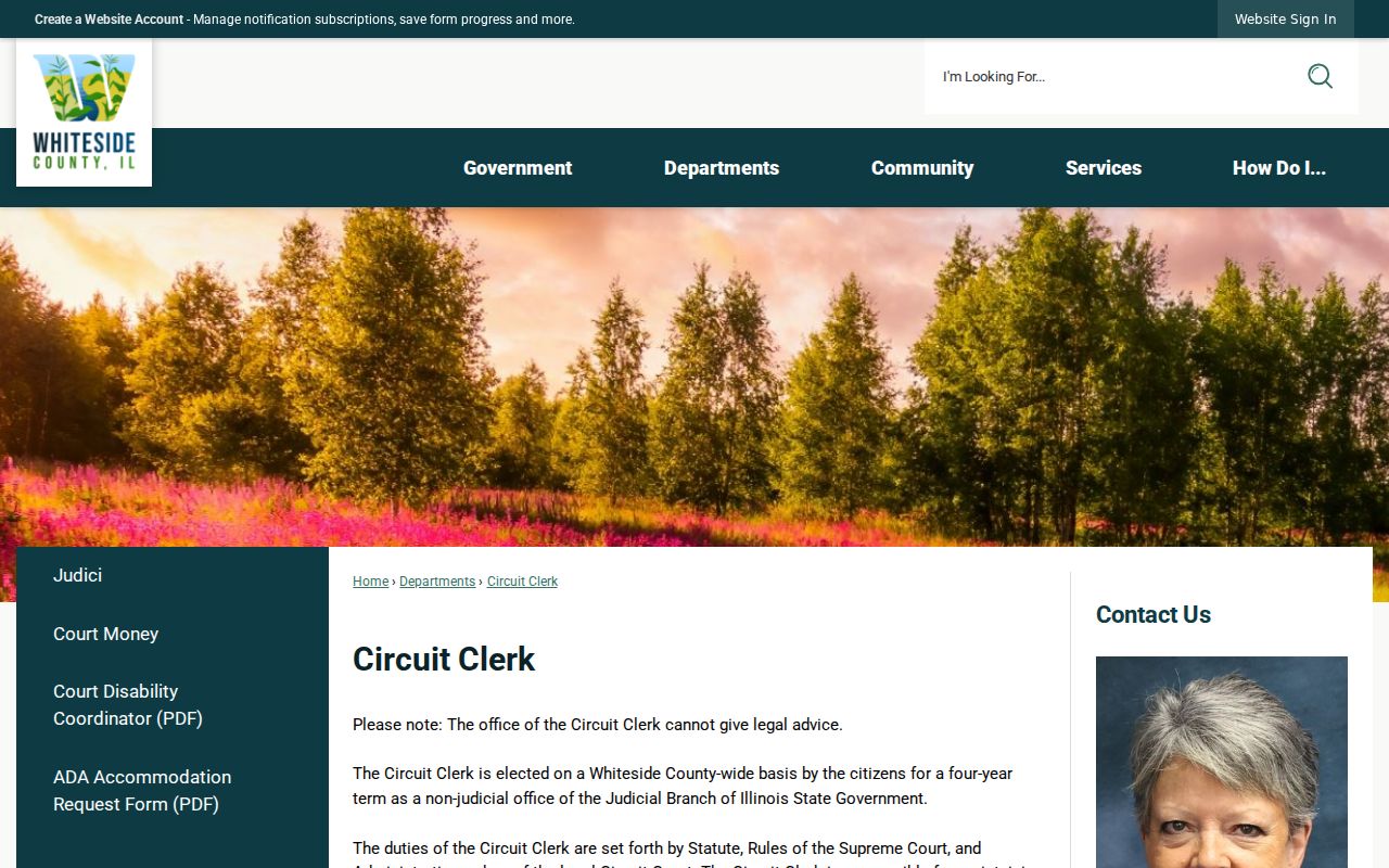 Whiteside County Circuit Clerk criminal case records